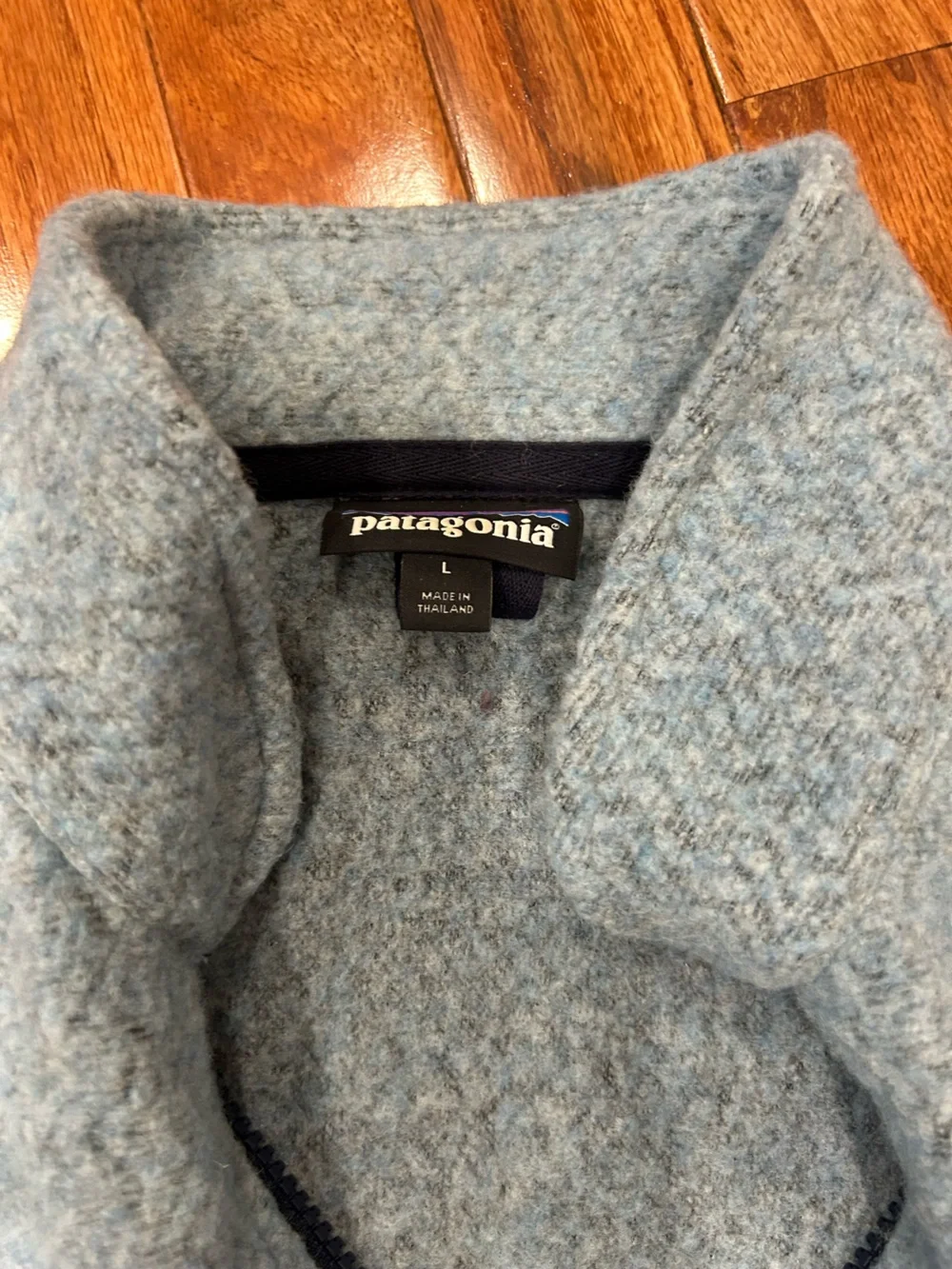 Patagonia Women's light blue Quarter-Zip Fleece Pullover